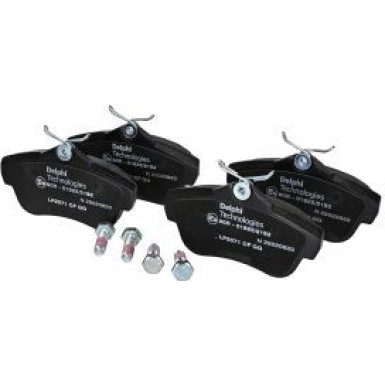 Delphi Bremsbelagsatz, Scheibenbremse LP2071
