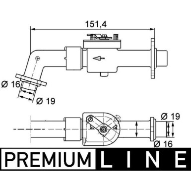 Mahle | Kühlmittelregelventil | CV 6 000P