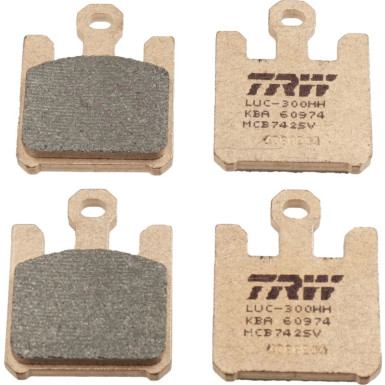 TRW | Bremsbelagsatz, Scheibenbremse | MCB742SV