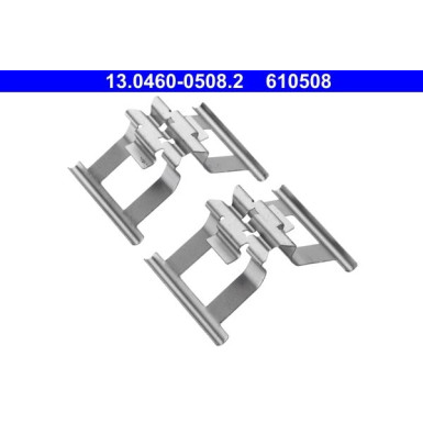 13.0460-0508.2 Zubehörsatz, Scheibenbremsbelag