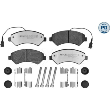 025 244 6619-2/PD Bremsbelagsatz, Scheibenbremse MEYLE-PD: Advanced performance and design.