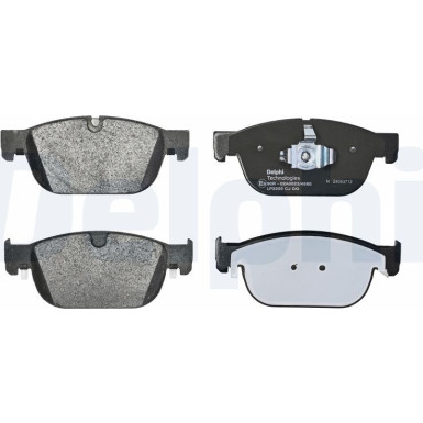 Delphi | Bremsbelagsatz, Scheibenbremse | LP3256