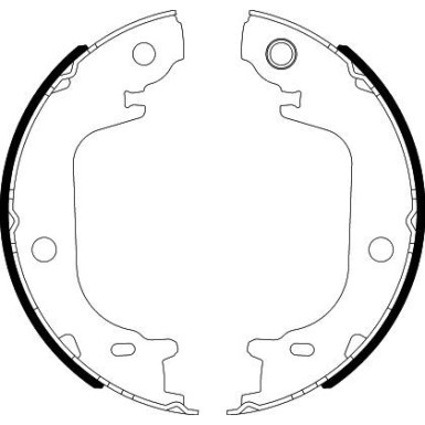 8DA 355 051-201 Bremsbackensatz, Feststellbremse