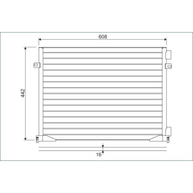 817577 Kondensator, Klimaanlage