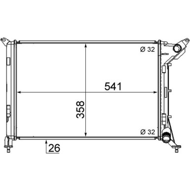 CR 1470 000S Kühler, Motorkühlung BEHR CR 1470 000S Kühler, Motorkühlung BEHR