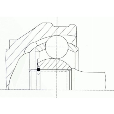 21888 Gelenksatz, Antriebswelle