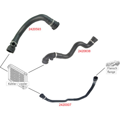 2420593 Kühlerschlauch