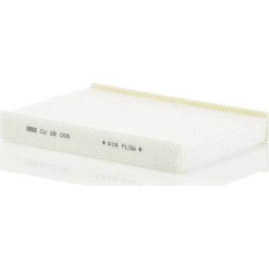 MANN-FILTER CU 26 006 Innenraumfilter, Partikelfilter MANN-FILTER CU 26 006 Innenraumfilter, Partikelfilter