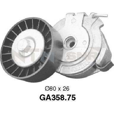 NTN-SNR | Spannrolle, Keilrippenriemen | GA358.75