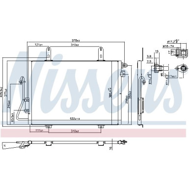 94324 Kondensator, Klimaanlage