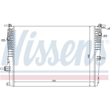 Nissens | Kühler, Motorkühlung | 637606