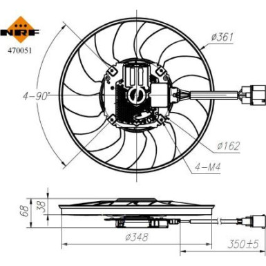 470051 Lüfter, Motorkühlung 470051 Lüfter, Motorkühlung
