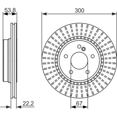 0 986 479 653 Bremsscheibe