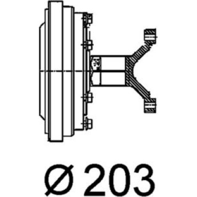 Mahle | Kupplung, Kühlerlüfter | CFC 102 000P