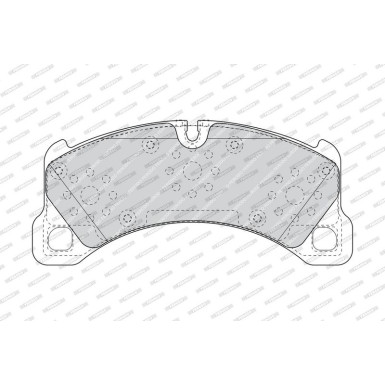Ferodo Bremsbelagsatz, Scheibenbremse FUSE+ Technology FDB4717