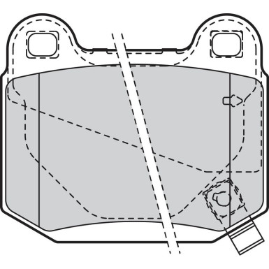 302081 Bremsbelagsatz, Scheibenbremse ESSENTIAL
