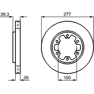0 986 478 532 Bremsscheibe 0 986 478 532 Bremsscheibe