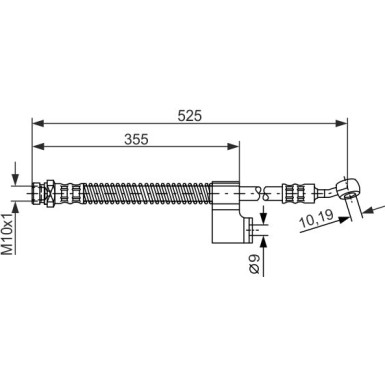 BOSCH | Bremsschlauch | 1 987 476 188