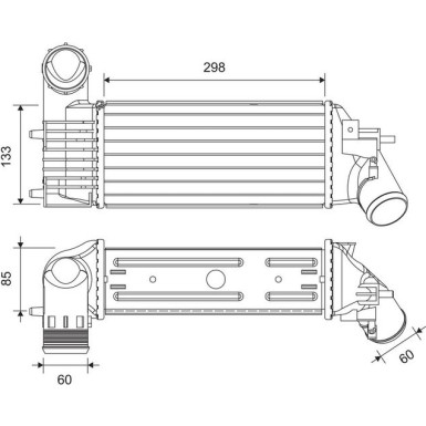 817437 Ladeluftkühler 817437 Ladeluftkühler