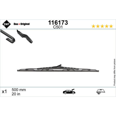 116173 Wischblatt DAS ORIGINAL SINGLE