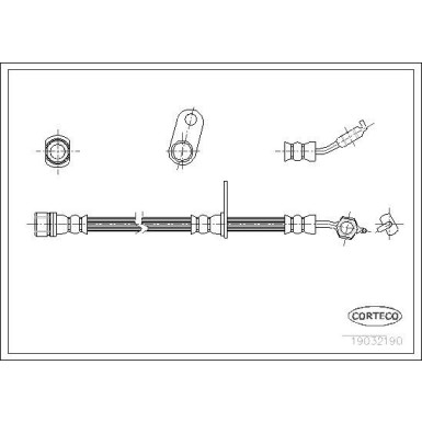 19032190 Bremsschlauch 19032190 Bremsschlauch