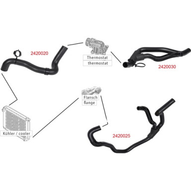 2420020 Kühlerschlauch