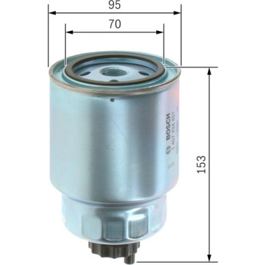 BOSCH | Kraftstofffilter | 1 457 434 451