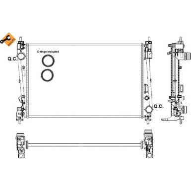 53017 Kühler, Motorkühlung EASY FIT