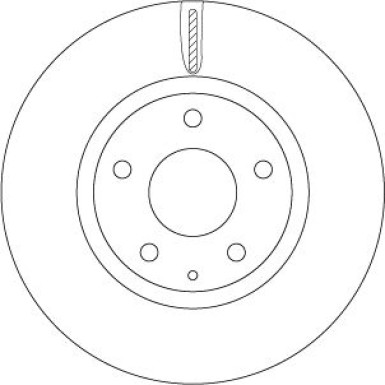TRW | Bremsscheibe | DF8052