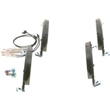 BOSCH | Bremsbelagsatz, Scheibenbremse | 0 986 424 581