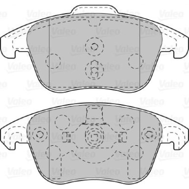 598998 Bremsbelagsatz, Scheibenbremse