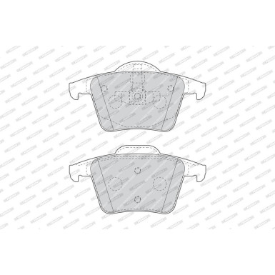 Ferodo Bremsbelagsatz, Scheibenbremse PREMIER ECO FRICTION FDB1632