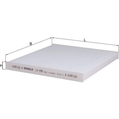 LA 898 Filter, Innenraumluft LA 898 Filter, Innenraumluft