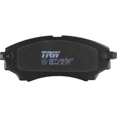 TRW | Bremsbelagsatz, Scheibenbremse | GDB3403