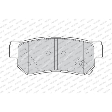 FDB1606 Bremsbelagsatz, Scheibenbremse PREMIER ECO FRICTION