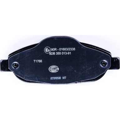 Hella | Bremsbelagsatz, Scheibenbremse | 8DB 355 013-911
