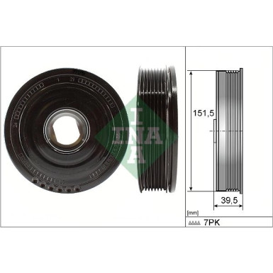 544 0177 10 Riemenscheibe, Kurbelwelle