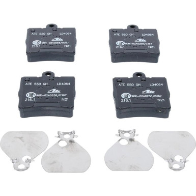 13.0470-4064.2 Bremsbelagsatz, Scheibenbremse ATE Ceramic