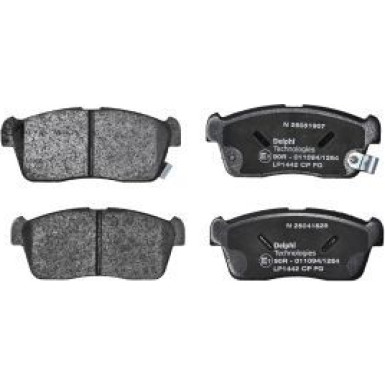 Delphi Bremsbelagsatz, Scheibenbremse LP1442