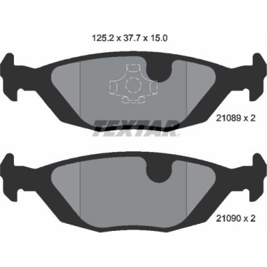 2108902 Bremsbelagsatz, Scheibenbremse