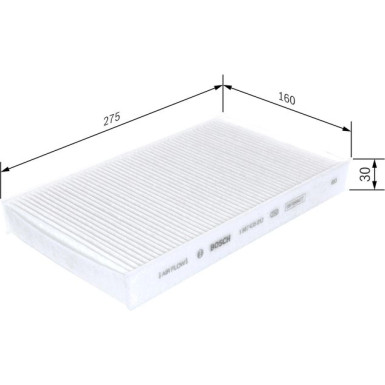 BOSCH 1 987 435 012 Innenraumfilter