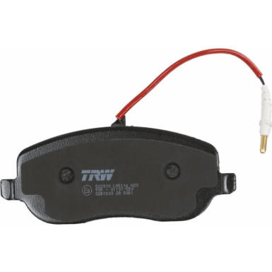 TRW | Bremsbelagsatz, Scheibenbremse | GDB1503