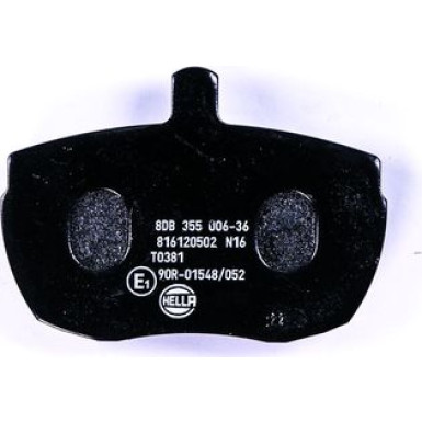 Hella | Bremsbelagsatz, Scheibenbremse | 8DB 355 006-361