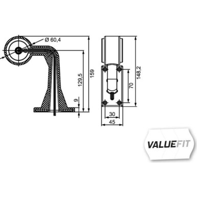 Hella | Umrissleuchte | 2XS 357 005-041