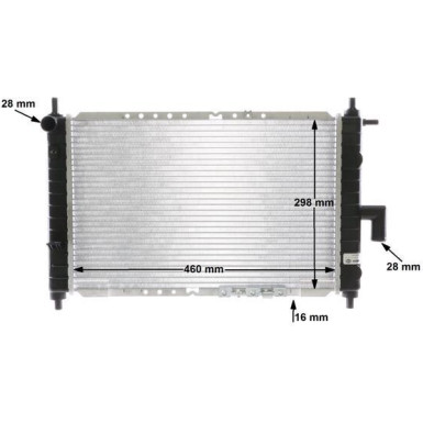 Mahle | Kühler, Motorkühlung | CR 1306 000S