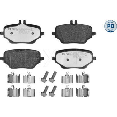 025 262 1519/PD Bremsbelagsatz, Scheibenbremse MEYLE-PD: Advanced performance and design.
