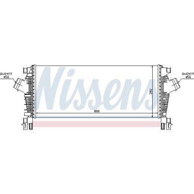 96555 Ladeluftkühler ** FIRST FIT **