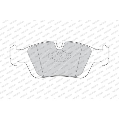 FDB725 Bremsbelagsatz, Scheibenbremse PREMIER ECO FRICTION