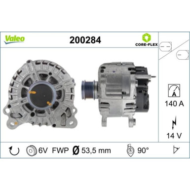 200284 Generator VALEO CORE-FLEX