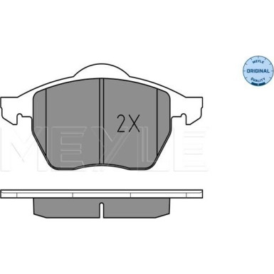 Meyle Bremsbelagsatz, Scheibenbremse MEYLE-ORIGINAL: True to OE 025 219 1119